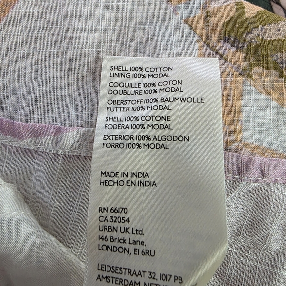 Anthropologie Maeve Pia Binazzi Tiered Off The Shoulder Dress in Novelty Size XL - Picture 13 of 14